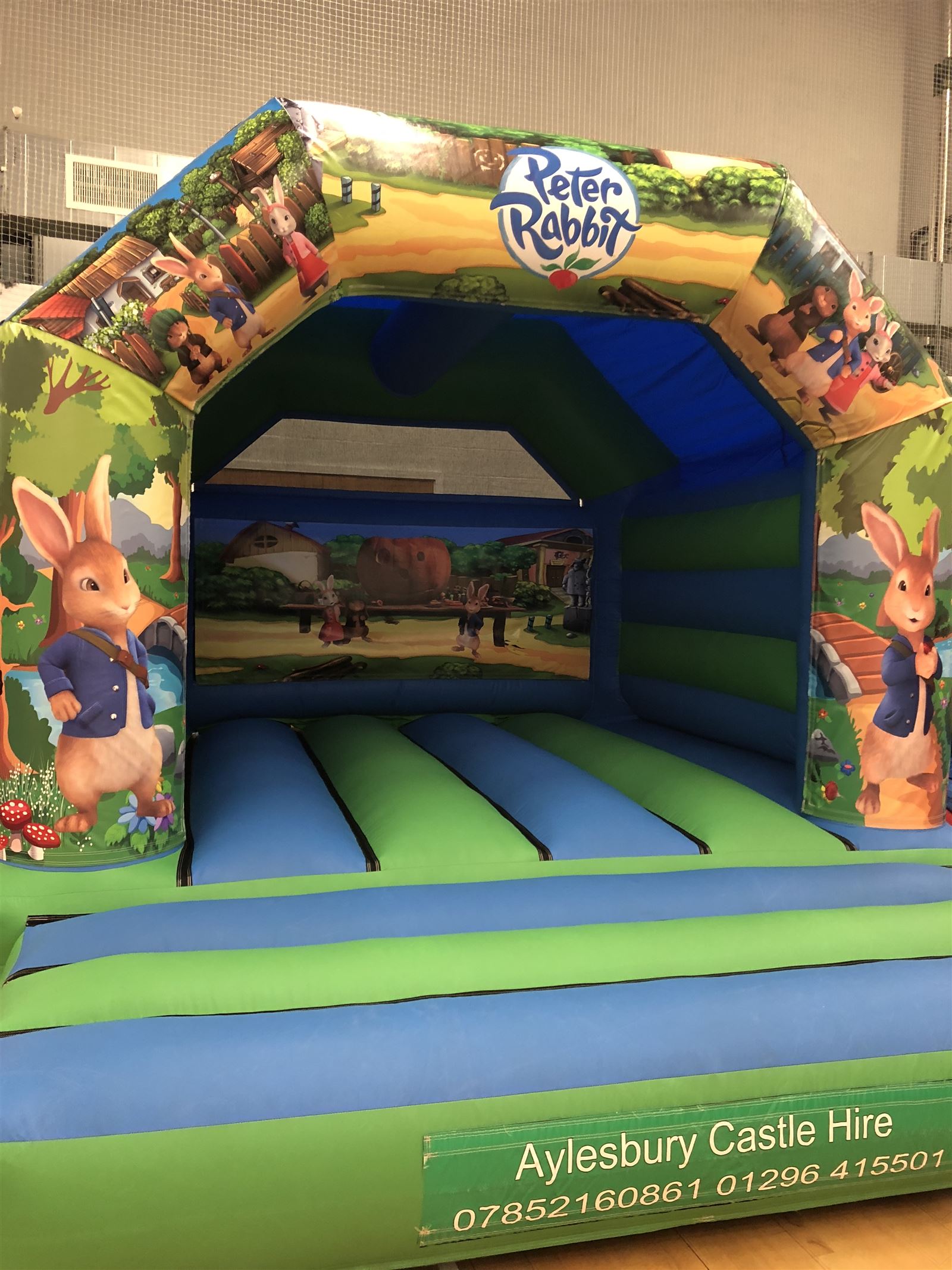 peter rabbit bouncy castle hire