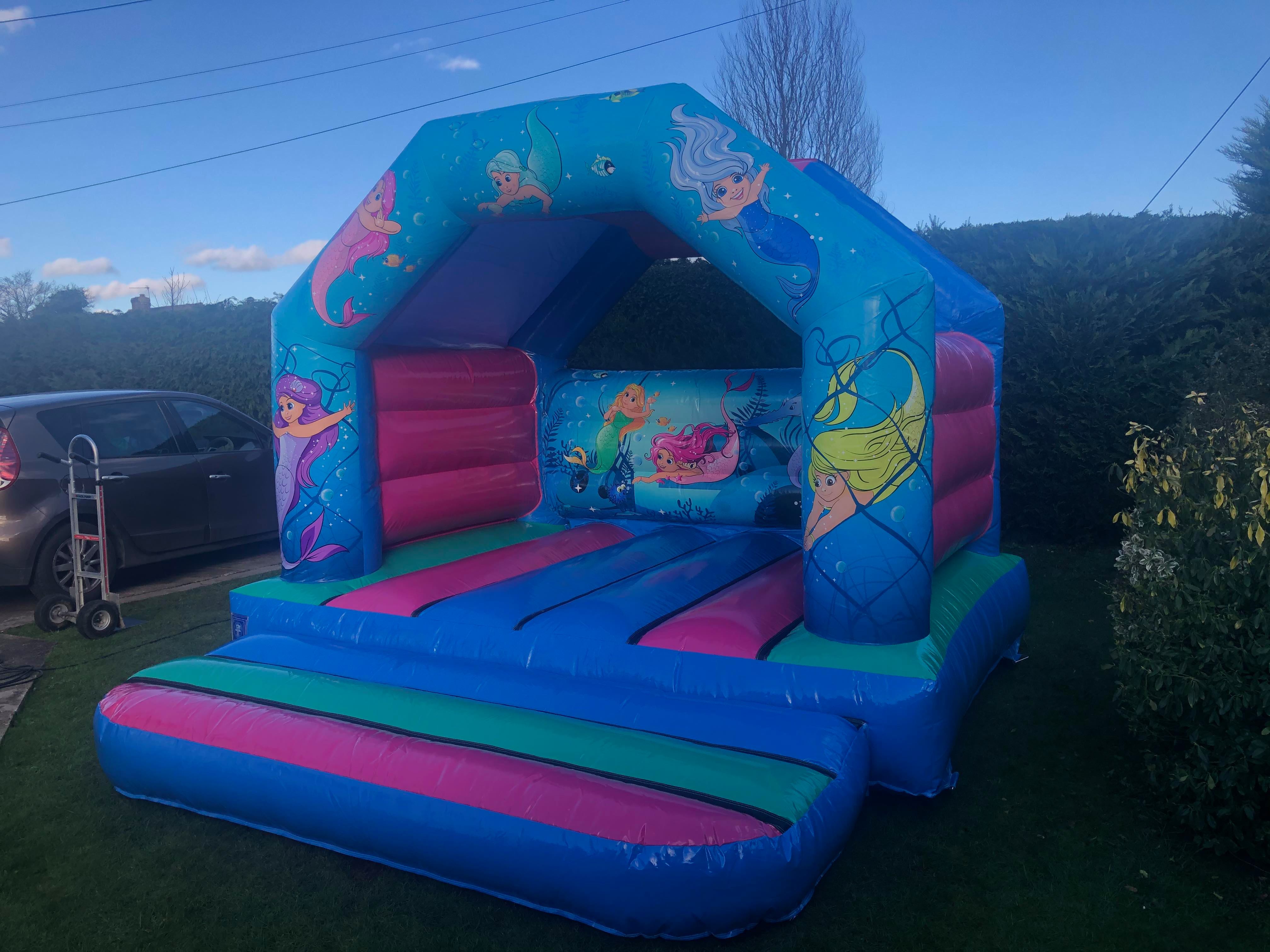 mermaid jumping castle hire