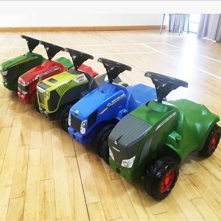 Ride On Push Along Tractors Bouncy Castle, Inflatable Slides & Soft