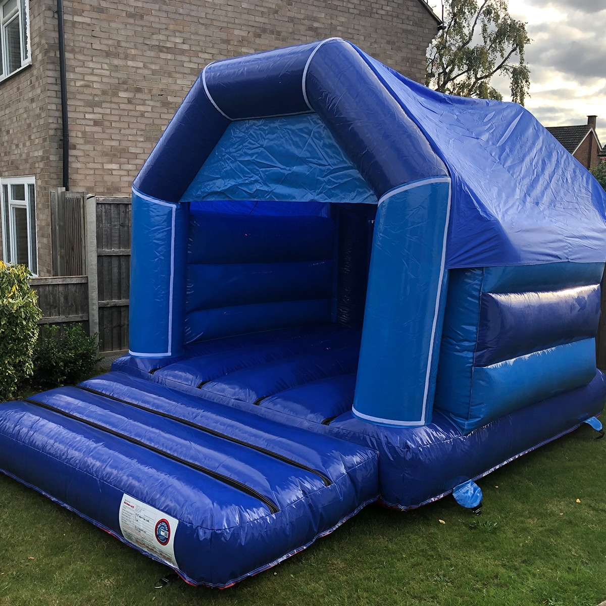 bouncy castle disco dome with slide
