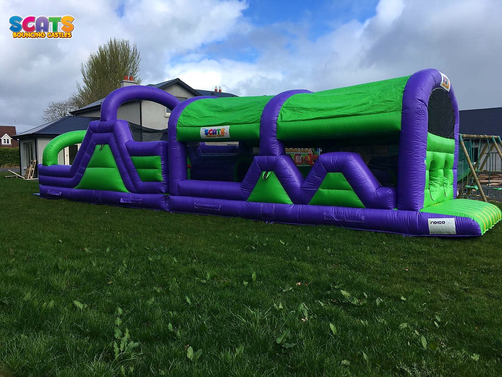 Rock Climbing Obstacle Course (Purple & Green) SBC69 Hire in Wexford