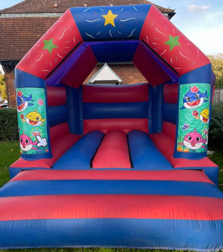 baby shark bouncy castle hire