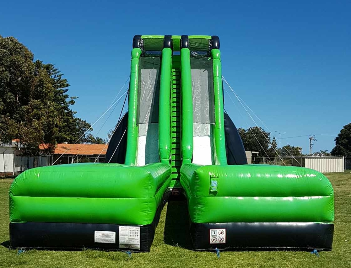 waterslide bouncy castle