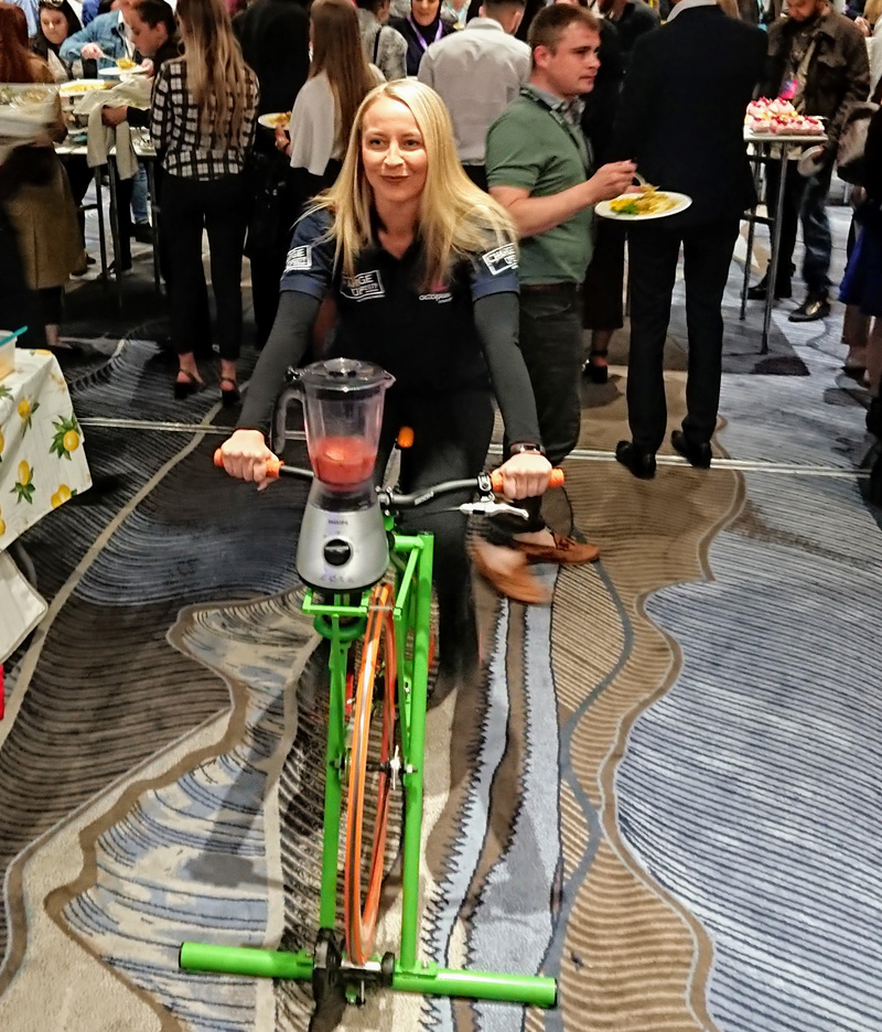 Smoothie Bike Exhibition Stand Games Hire in West Midlands. East