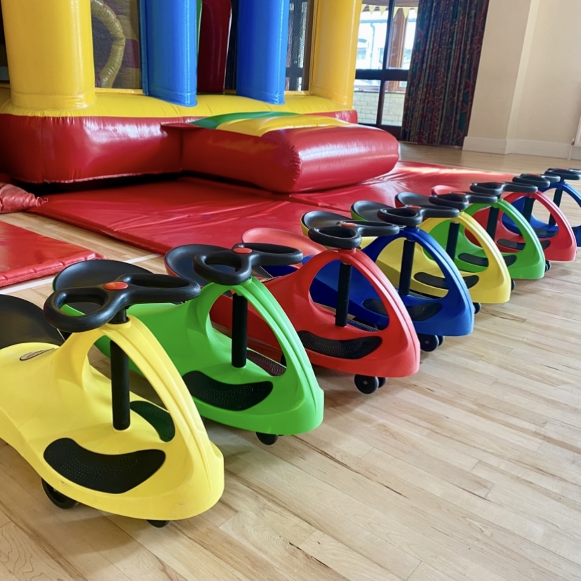 Didicars x8 (Red,Blue,Yellow,Green) - Bouncy Castle, Inflatable