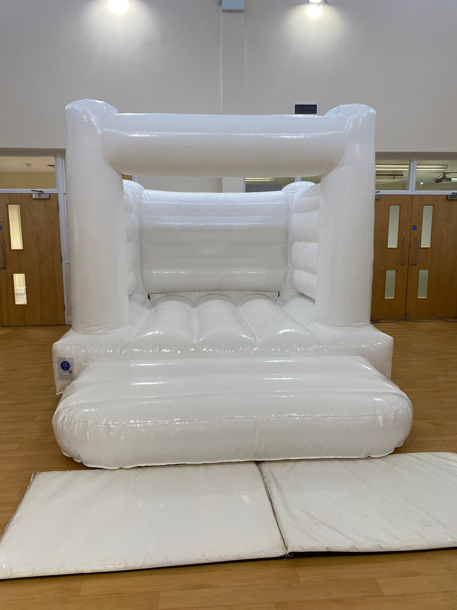 White bouncy castle Bouncy Castle Hire in Essex, Hertfordshire and