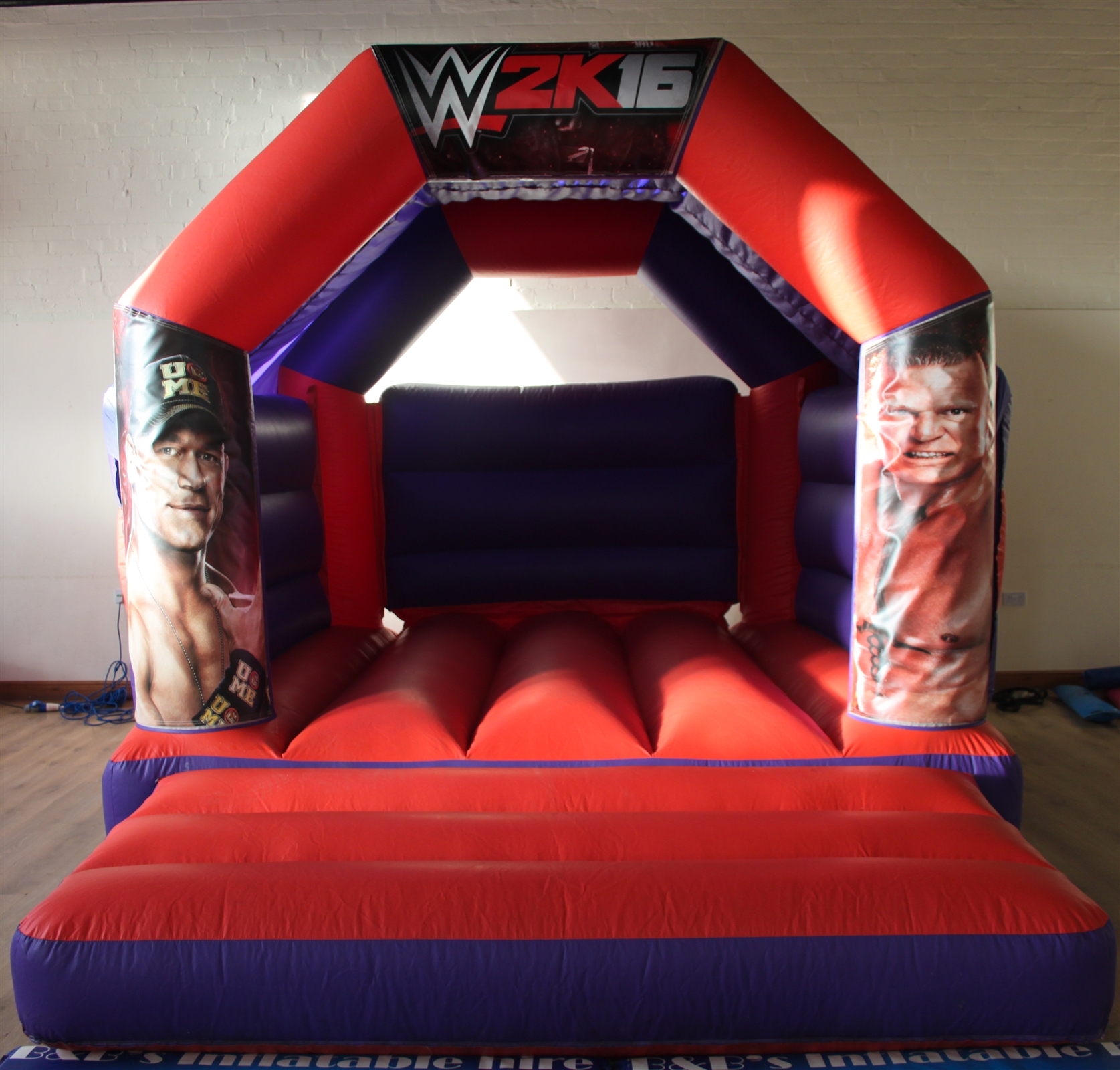 Wrestling bouncy castle Bouncy Castle and rodeo bull Hire in bradford