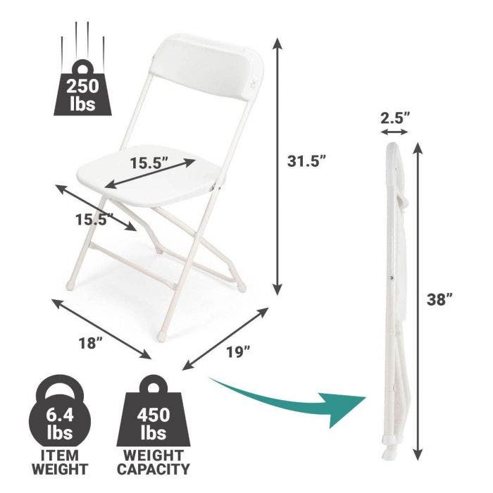 Pvc folding online chair