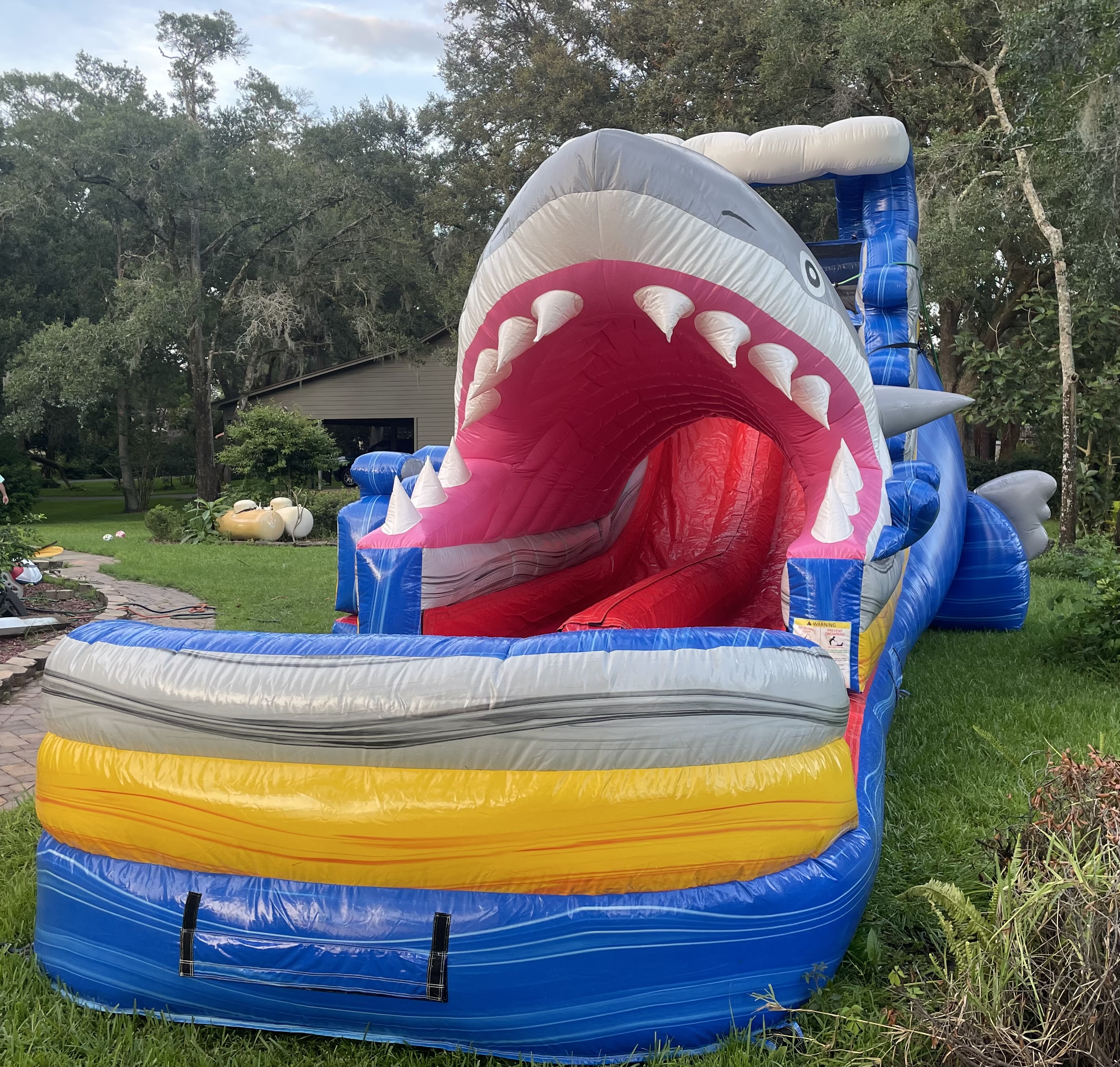Shark Attack Water Slide 18ft - Hire in Fl | Platinum Partners Party ...