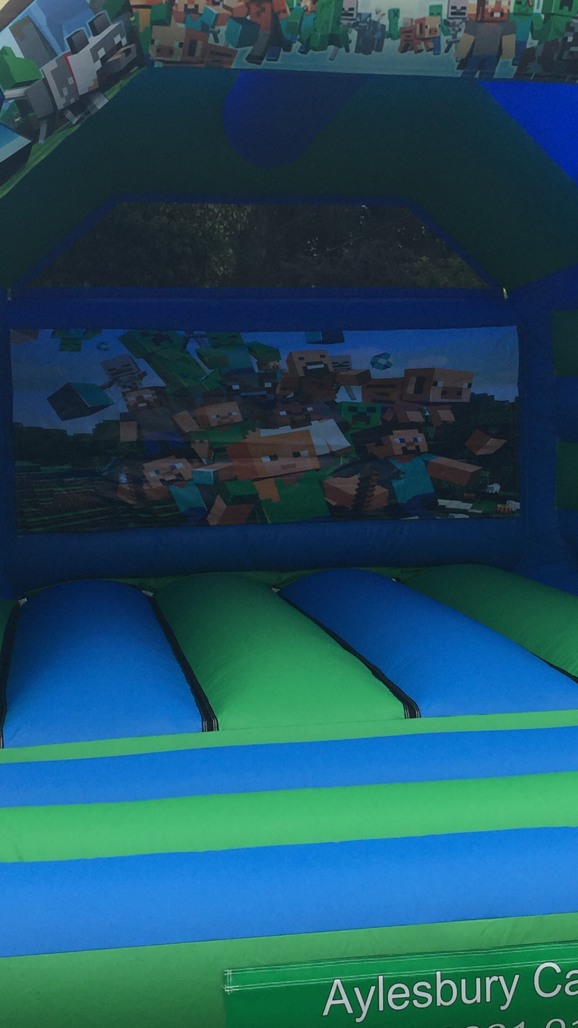 minecraft bouncy castle