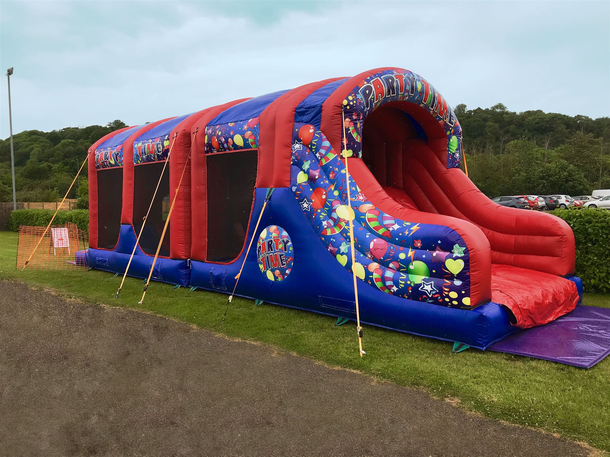 assault course bouncy castle hire