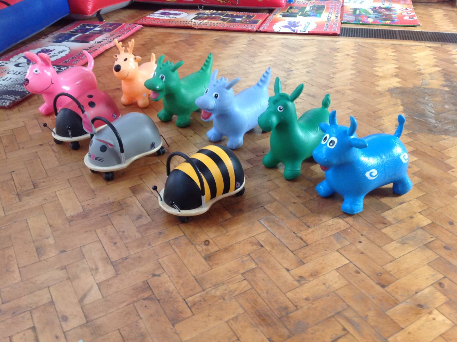 Happy Hopperz x6 Children's Party Ride On Toys Hire London