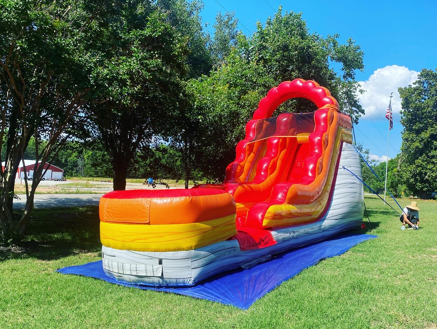 15’ Lava Waterslide Inflatable Rentals in Gray Court, Fountain Inn