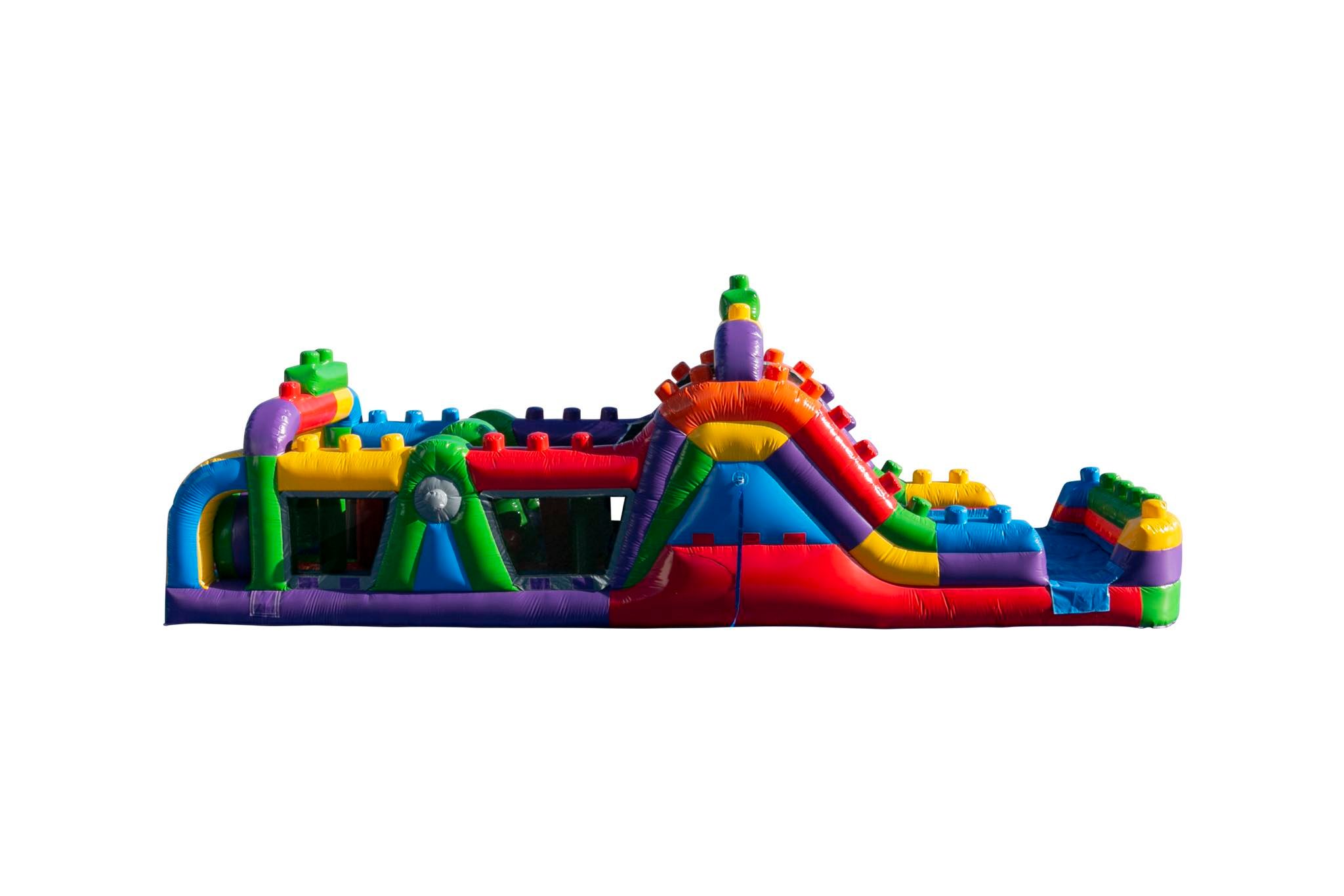 Lego Obstacle Course 40ft - Inflatable Bounce Houses, Slides, Games ...
