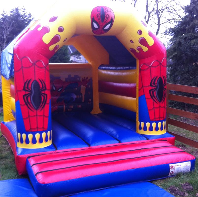 spiderman bouncy castle hire