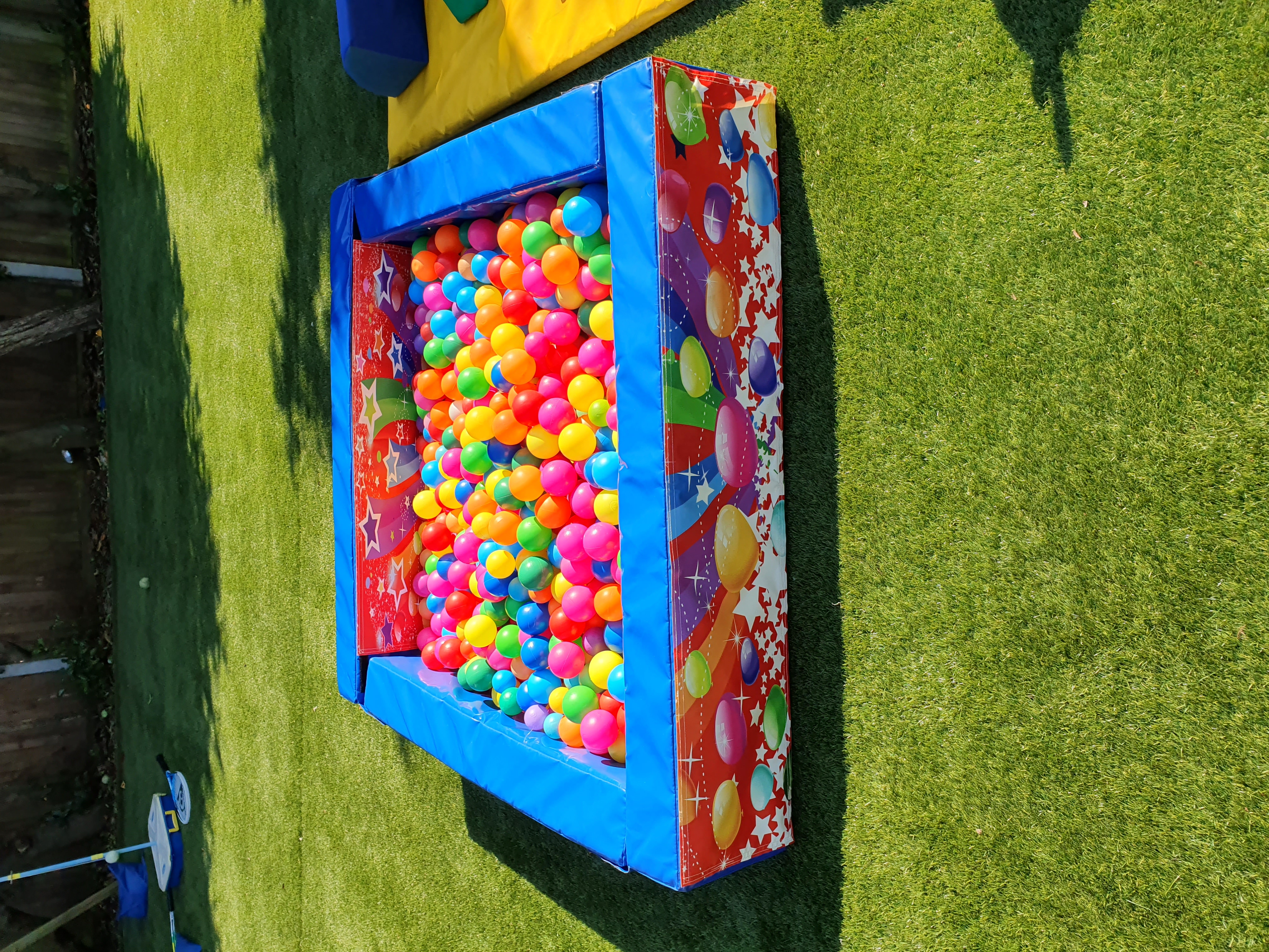 bouncy castle and ball pit