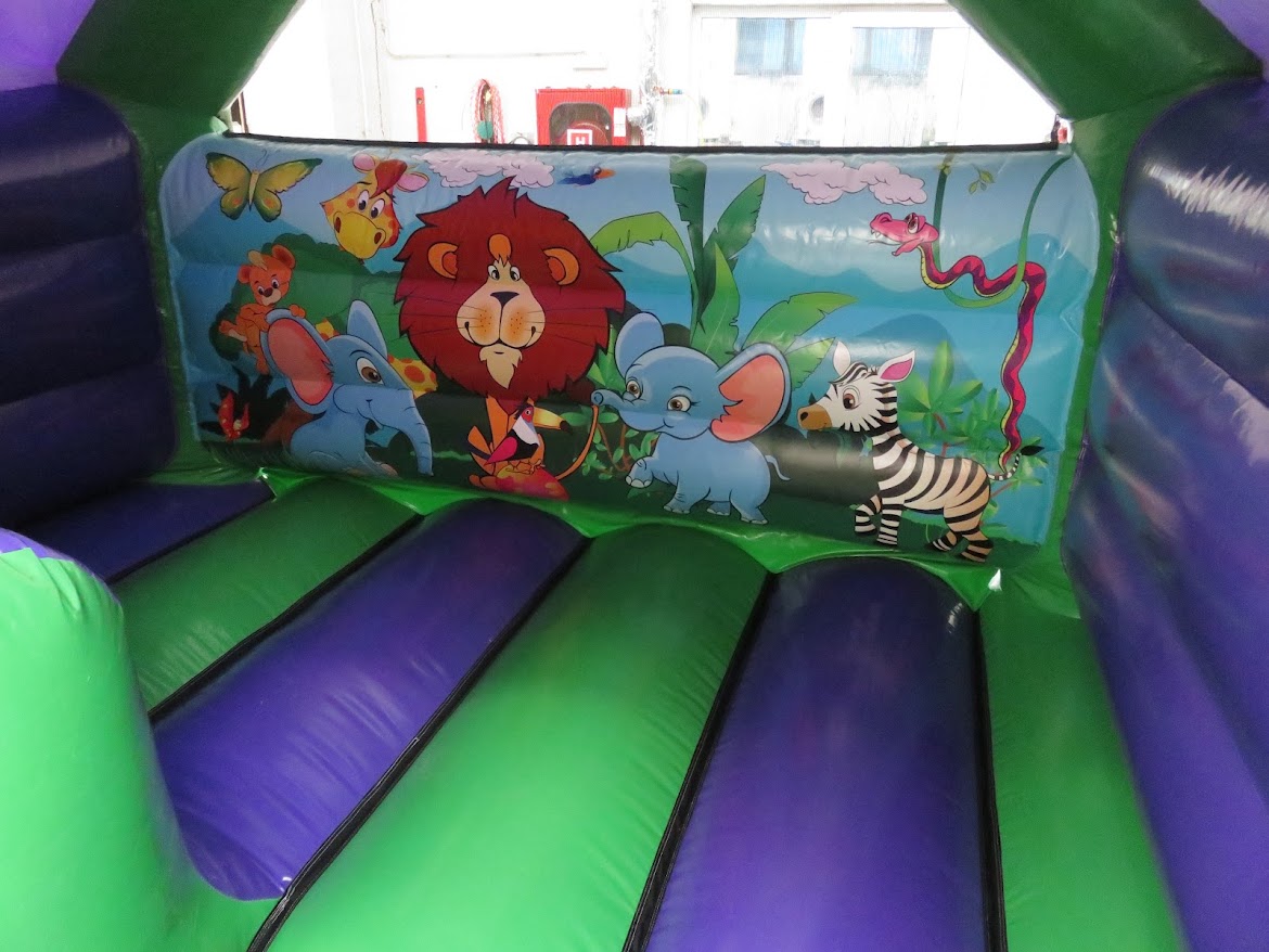 Jungle Lion Combo Castle Hire Darlington | Event & Inflatable Fun