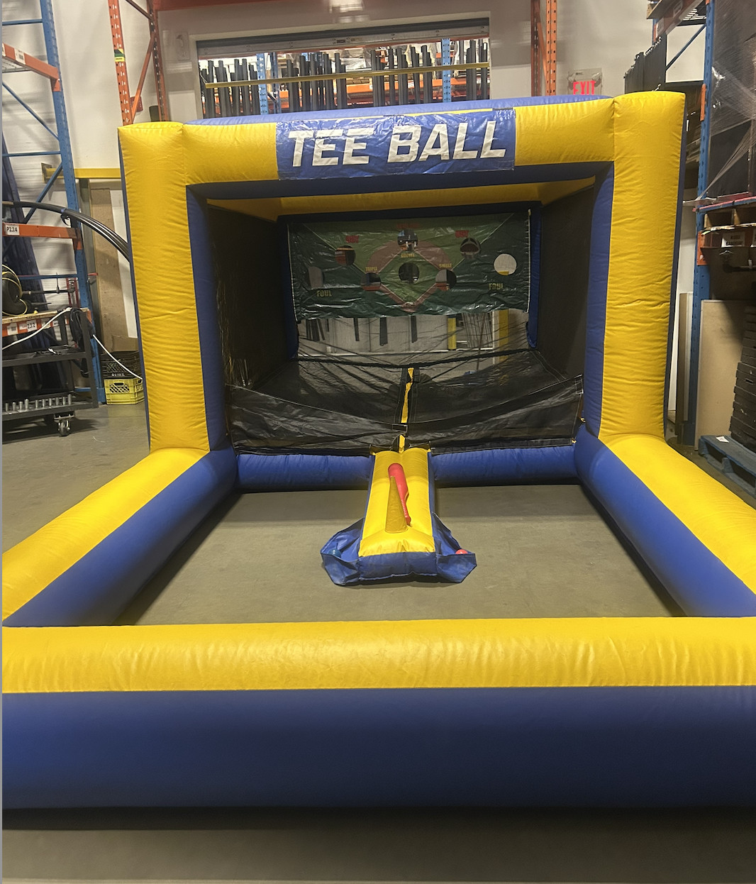 Inflatable T-ball - Hire in Calgary | Bounce it! Party Rentals
