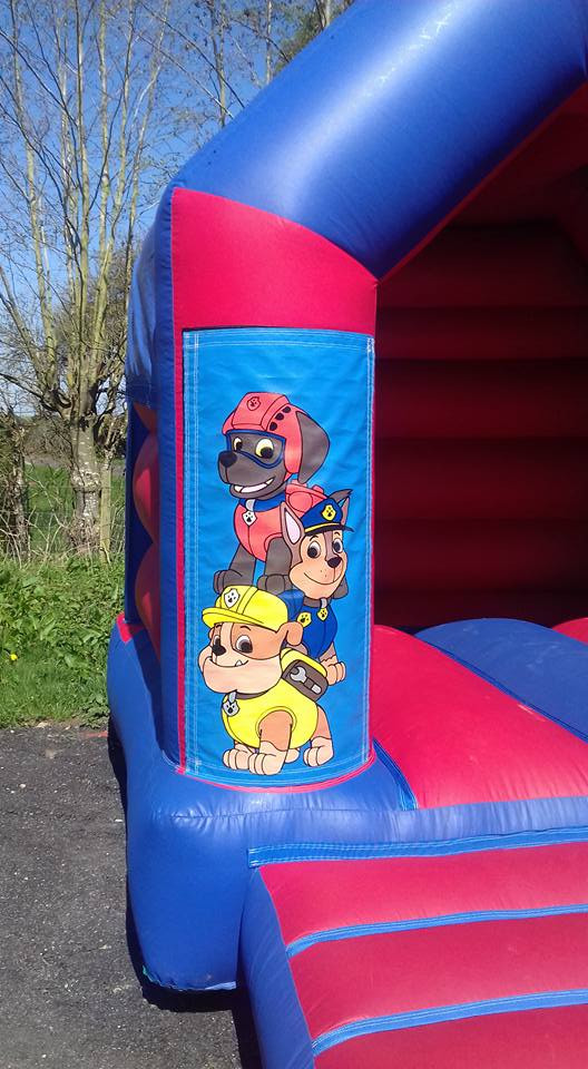 paw patrol bouncy castle