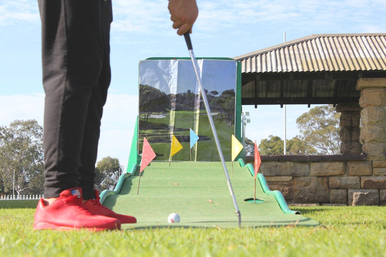 Crazy Golf/ Billiard Golf/ Par 2 Golf Jumping Castle Hire in Sydney