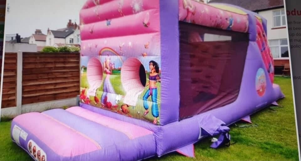 Princess Fun Run 10 x 28ft Princess Fun Run - Mobile Disco & Bouncy Castle Hire in North ...
