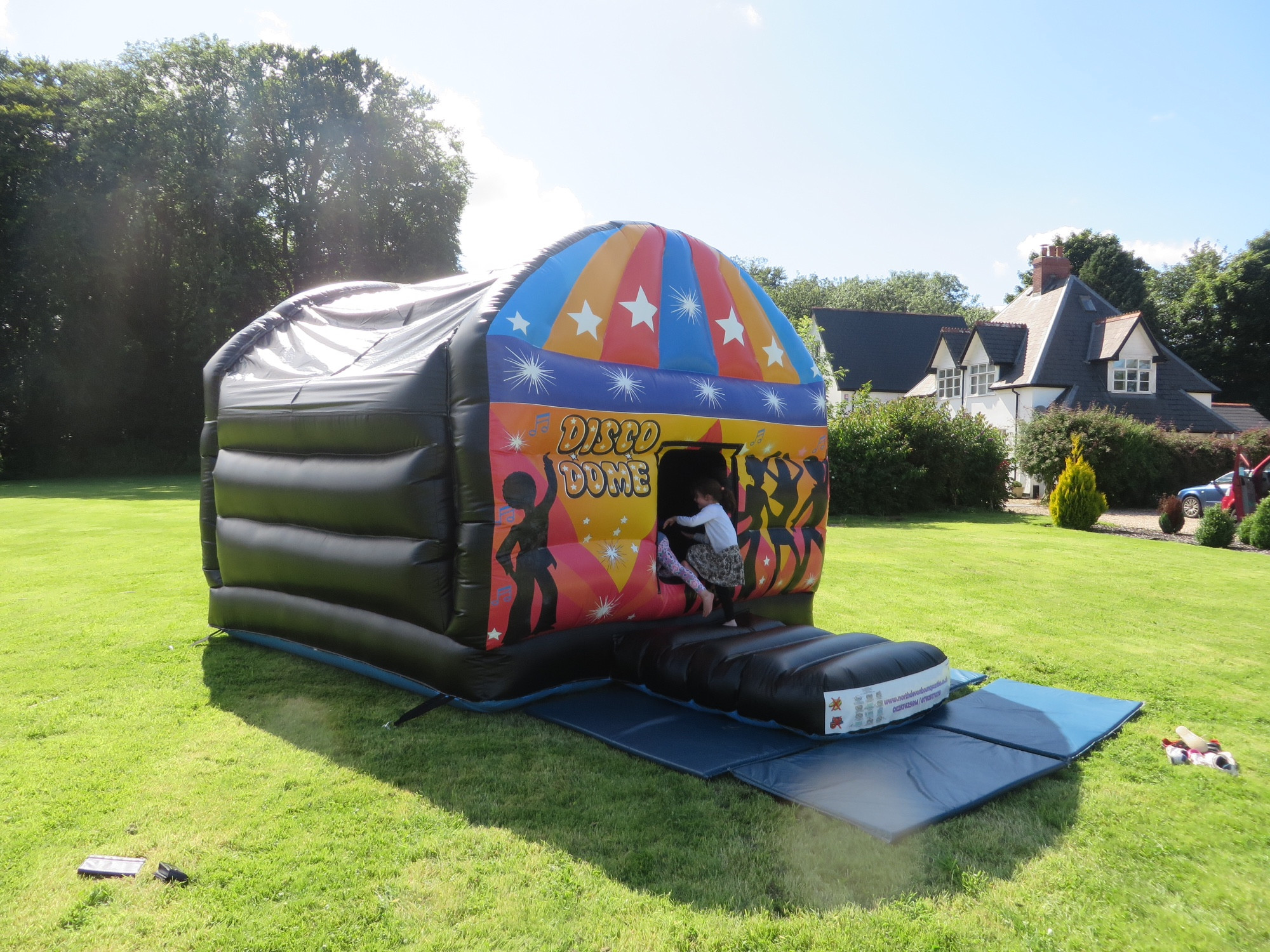 Disco Dome bouncy castle 12x17 - Bouncy Castle Hire in Devon