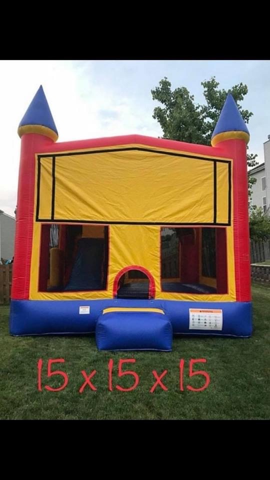 Deluxe Bounce Houses With Dry Slides Best Inflatable and Bounce House