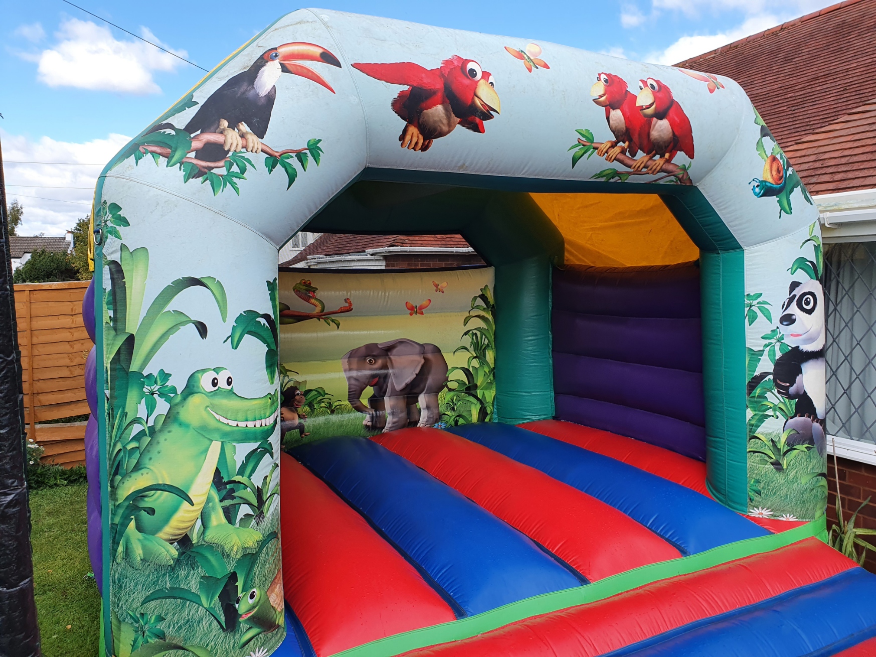 bouncy castle play park