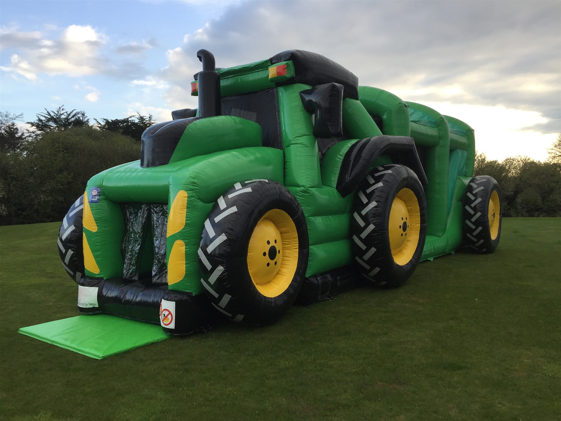 Tractor Trailer Disco Obstacle Bouncy Castle Hire in Wexford, Enniscorthy