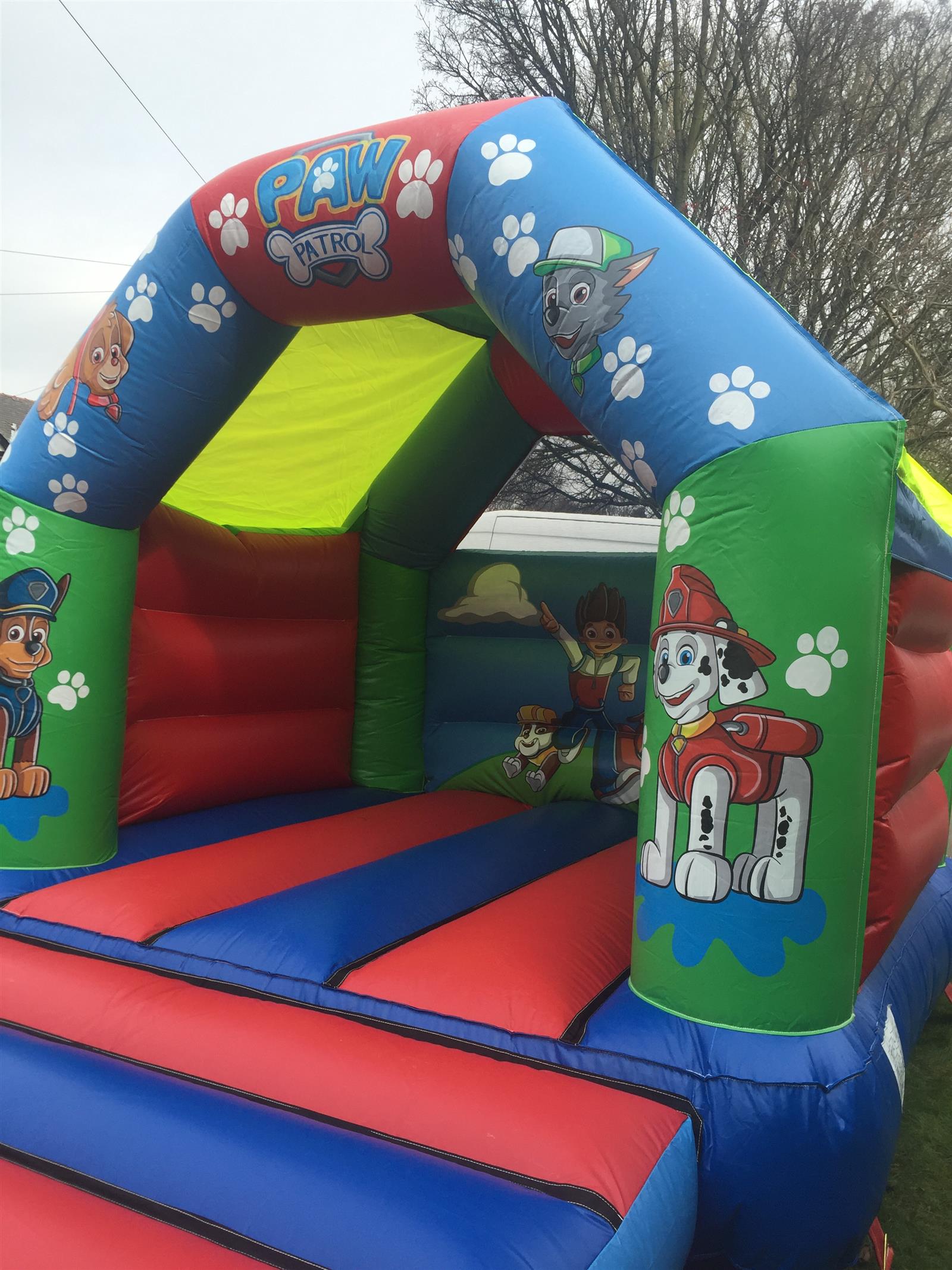 paw patrol bouncy castle