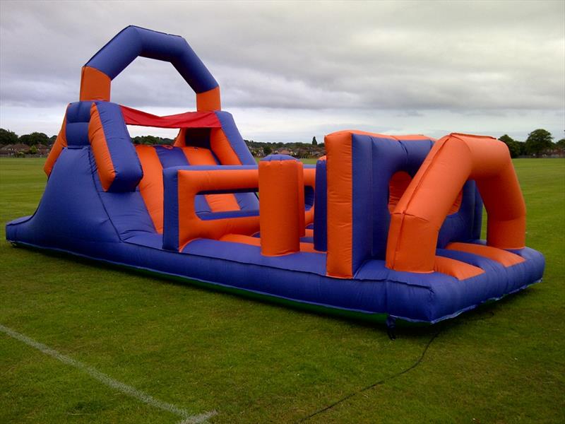 hire inflatable assault course