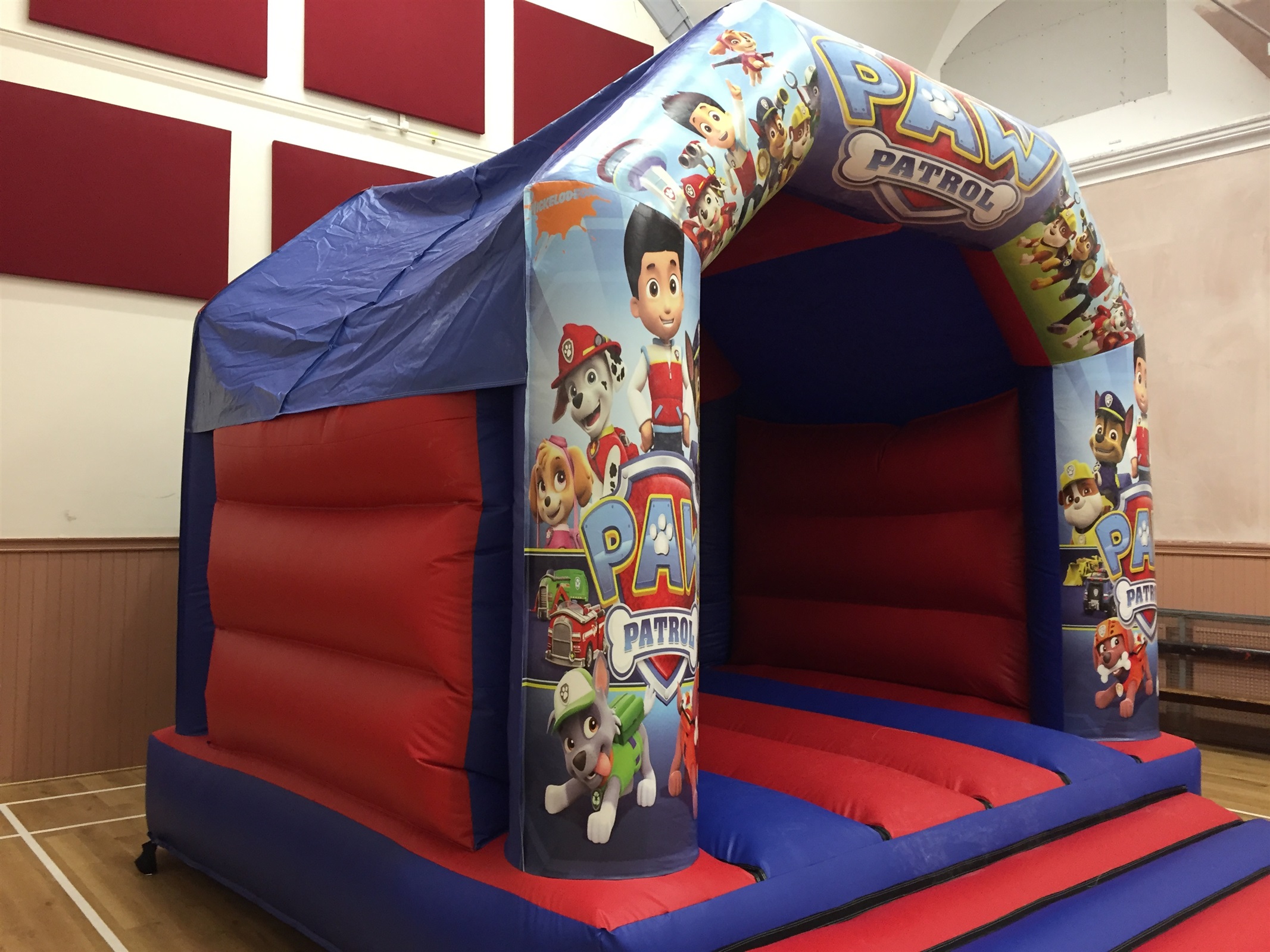 paw patrol bouncy castle