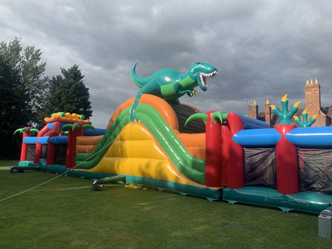 obstacle course bouncy castle hire