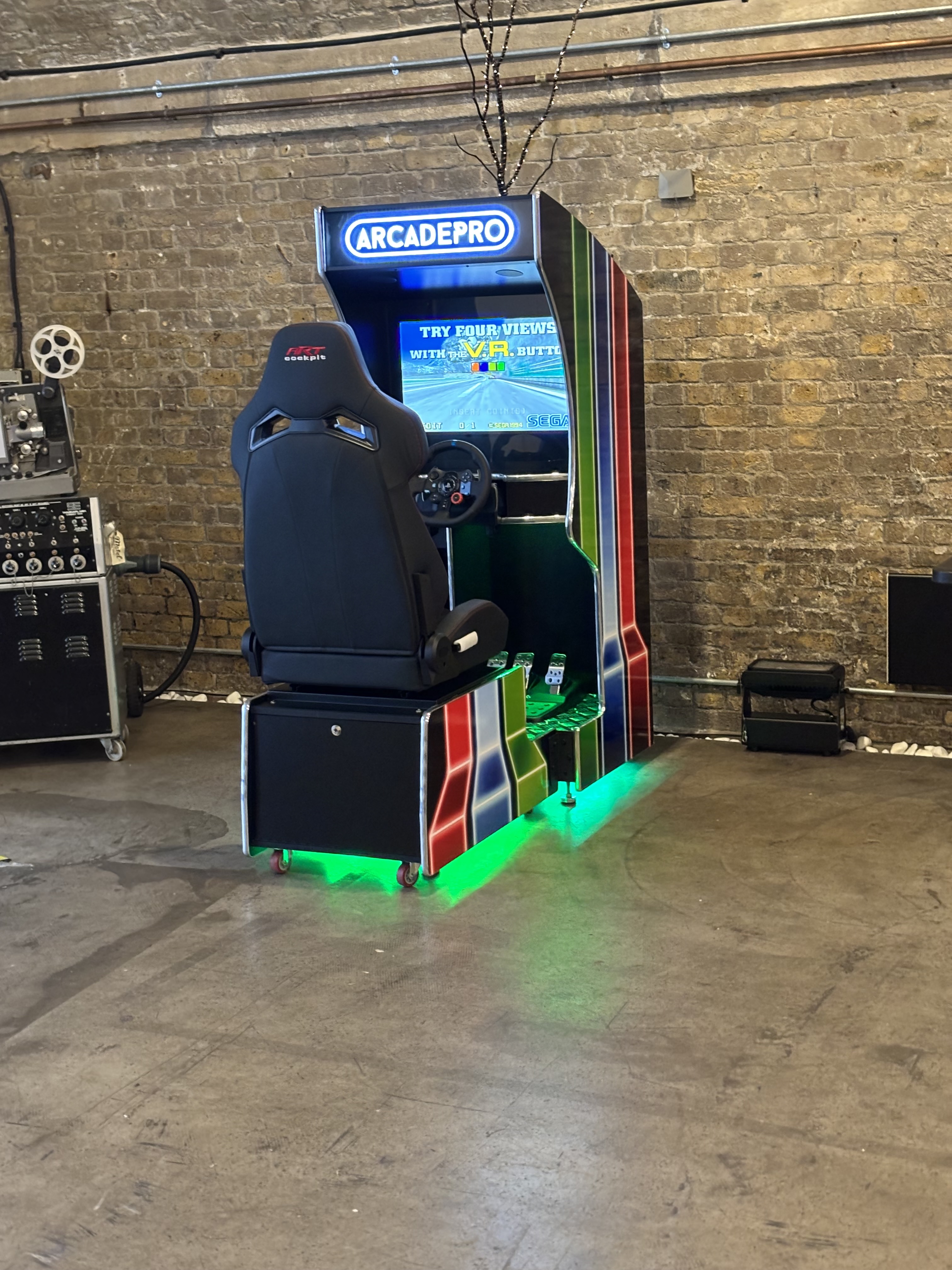 Racer Sit-Down Driving Arcade Machine Hire | Iconic Racing Games