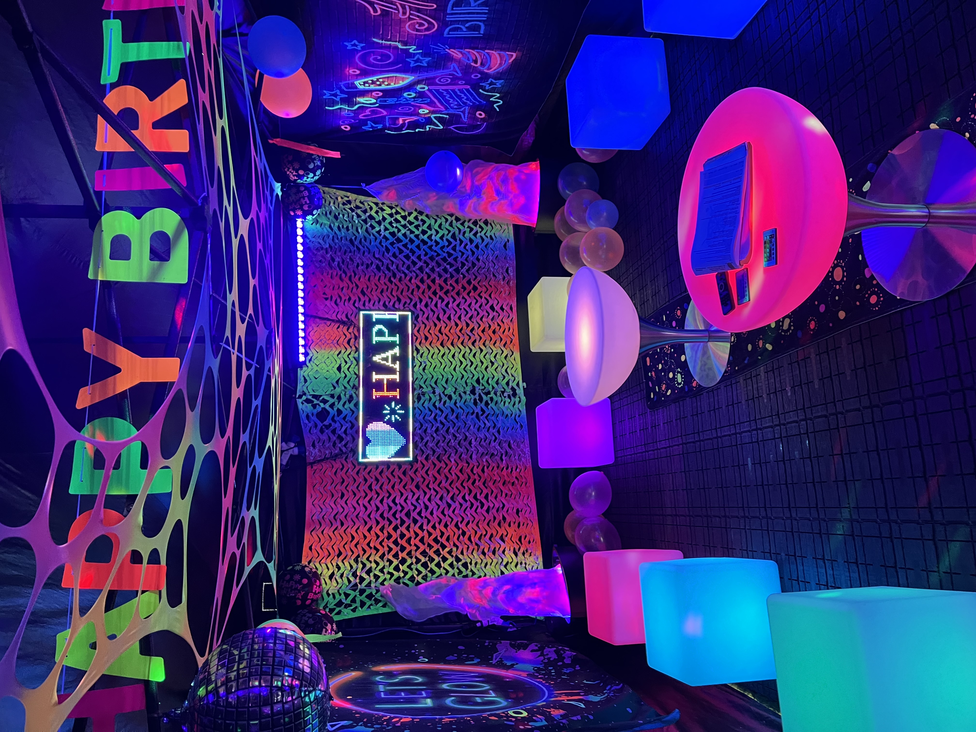 Neon Party Rooms