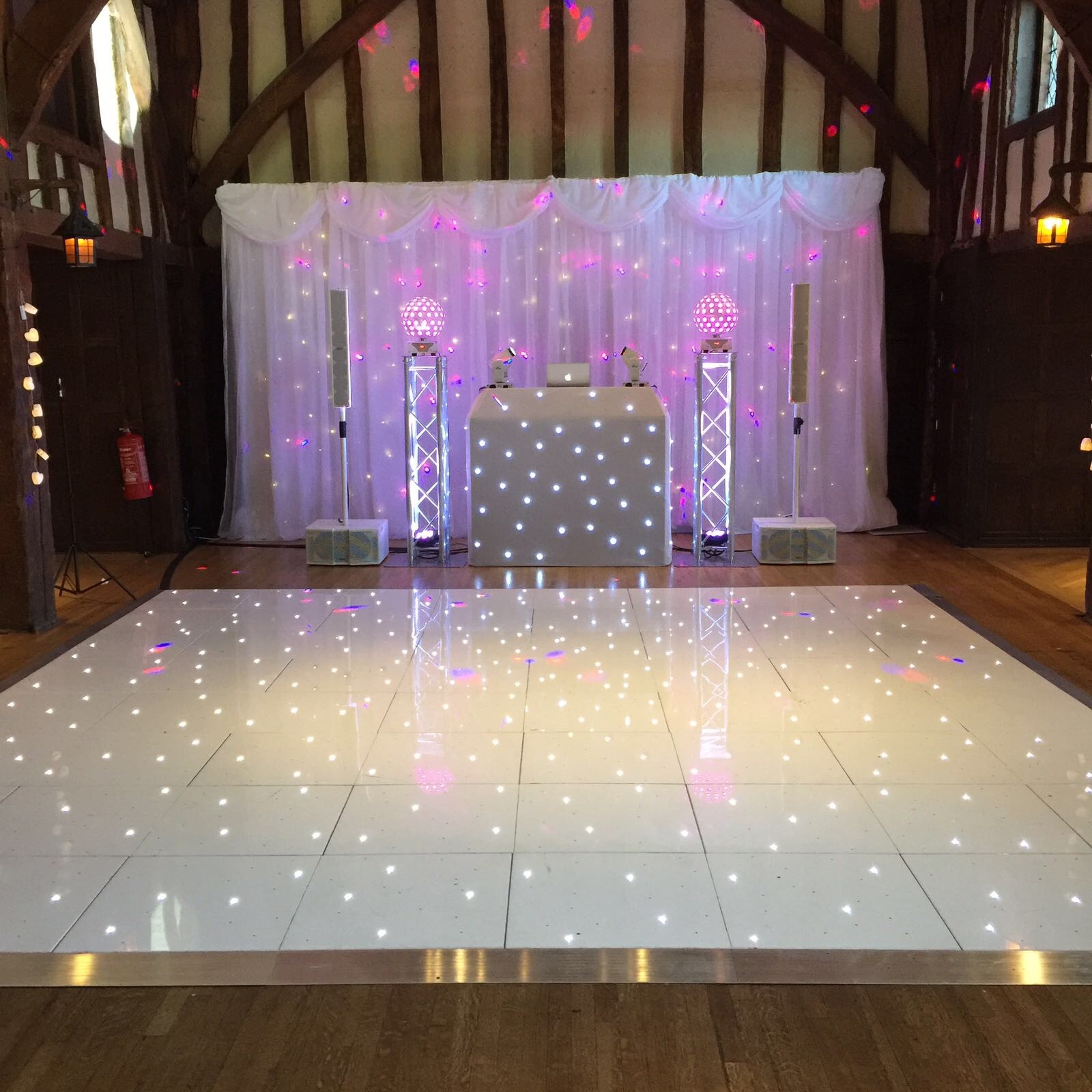 16ft x 16ft White LED Starlit Dance Floor - Event ...