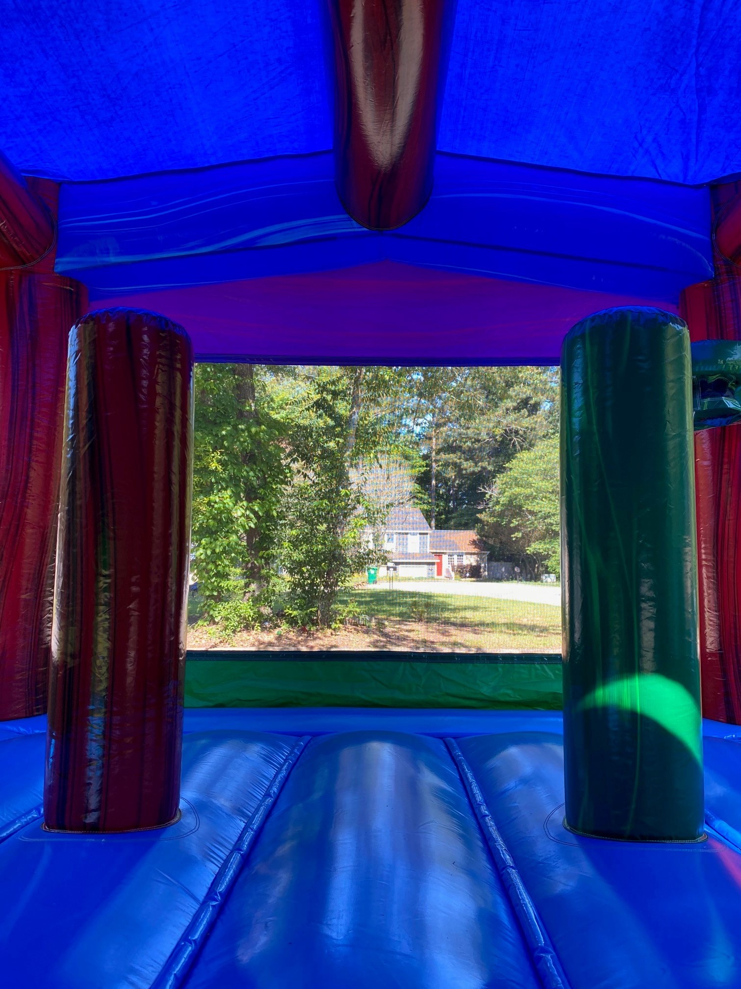 Ruby Caslte Bounce House w/ Marvel Banner Bounce Houses and Slides in Atlanta, Conyers