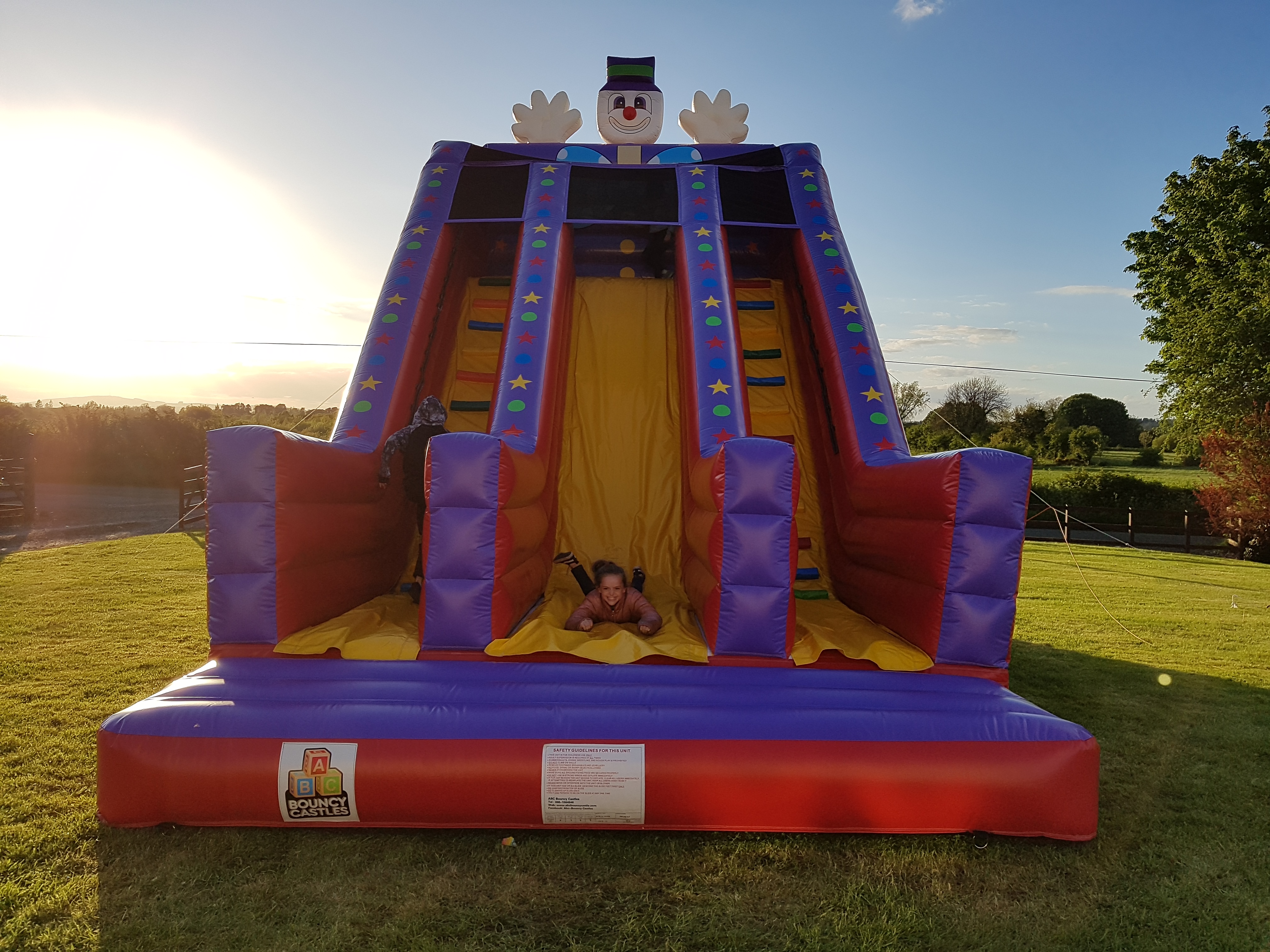 High Rise Slide 'Krusty the Clown' High Rise Slide - Hire in Co Westmeath