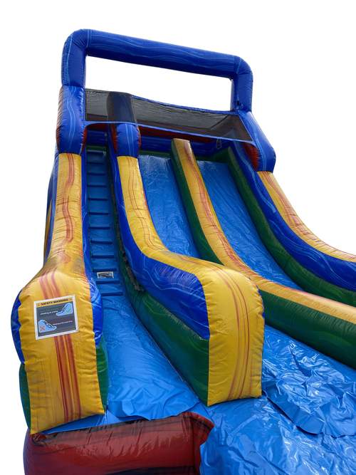Fun Dual 18ft double lane slide - Hire in FL | Gloria James Event Rentals