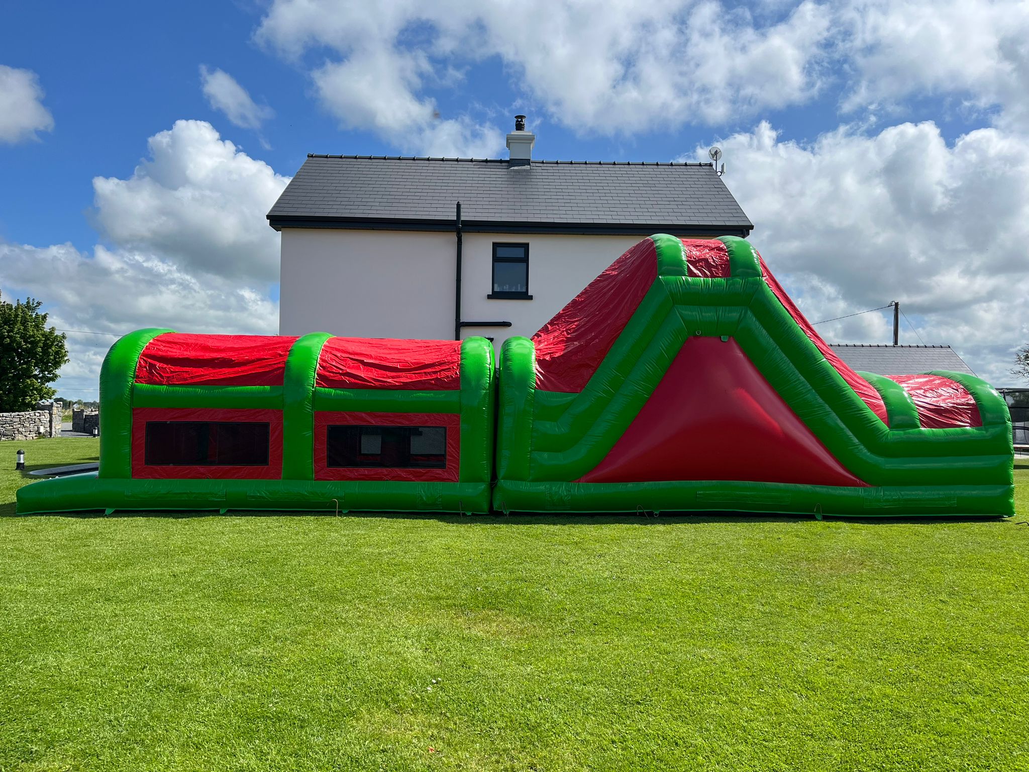 50ft Mayo High Slide Obstacle Course Bouncy Castle Hire In Mayo Castlebar Westport 0841