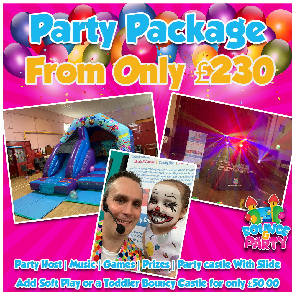 Party Packages Bouncy Castle Hire, Children's Parties & Party Hire in