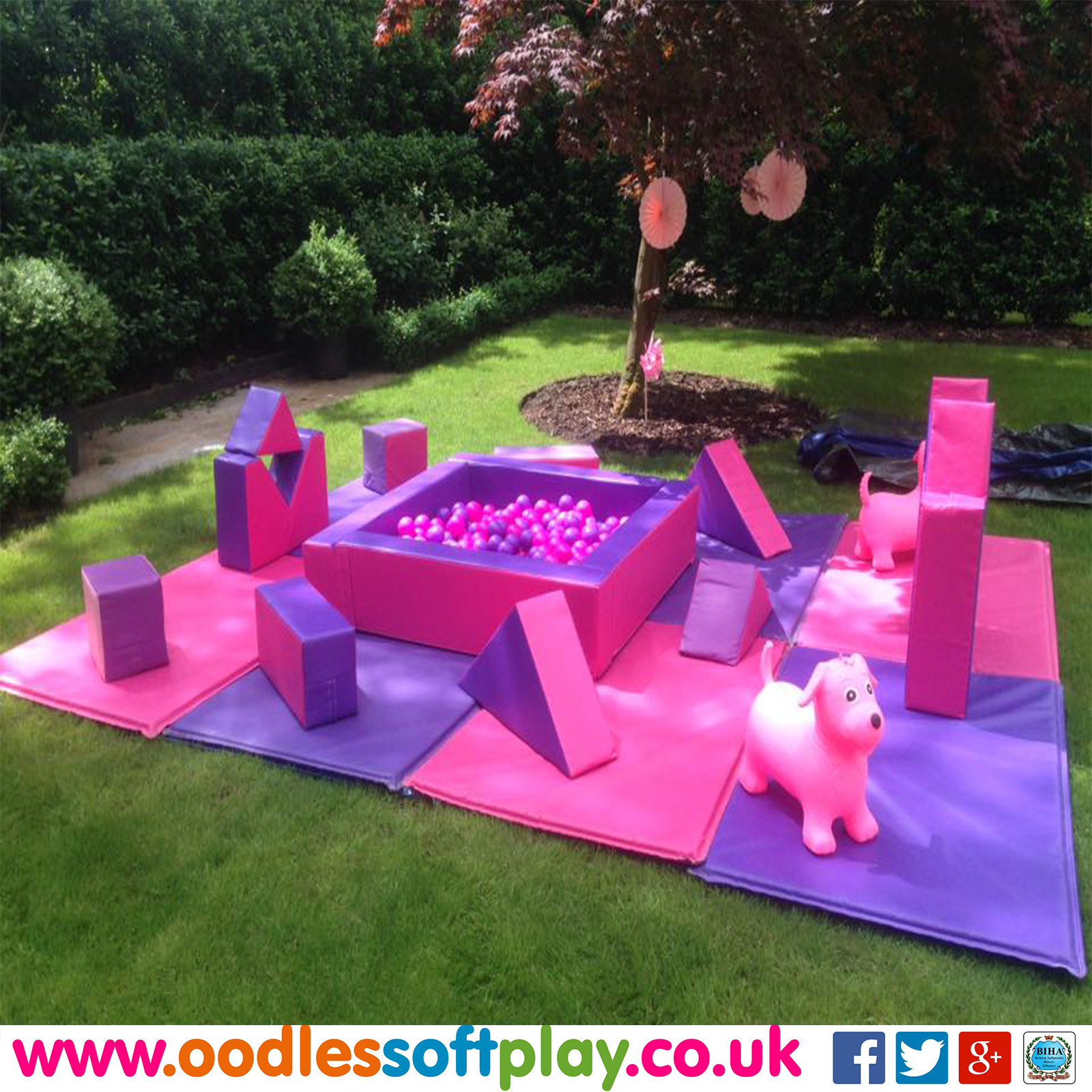 pink soft play set