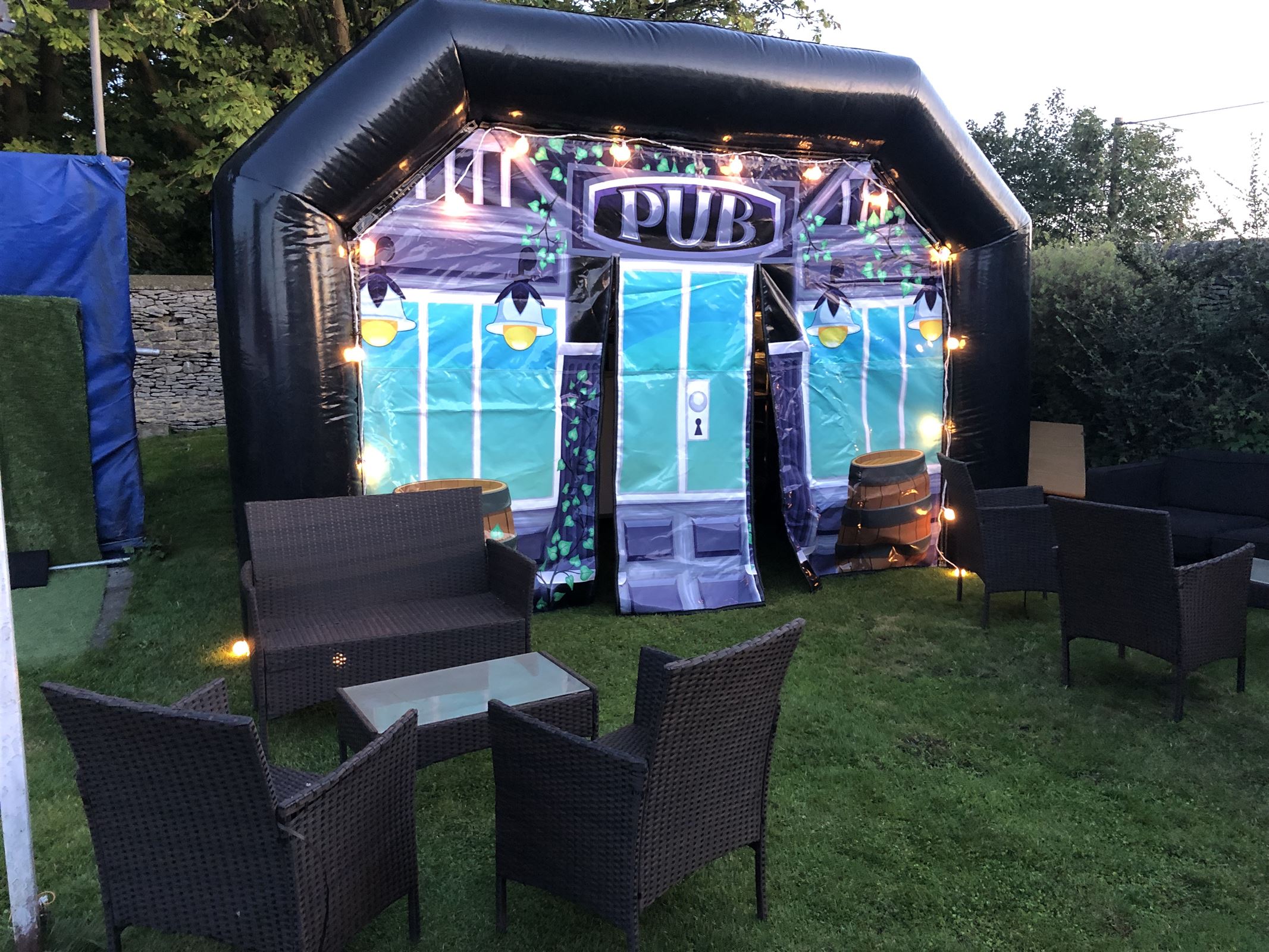 inflatable pub for hire