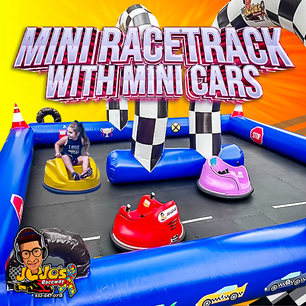 Mario Kart Racetrack w/ Karts (ages 4-9) - Inflatable Racetrack Rentals in  Houston