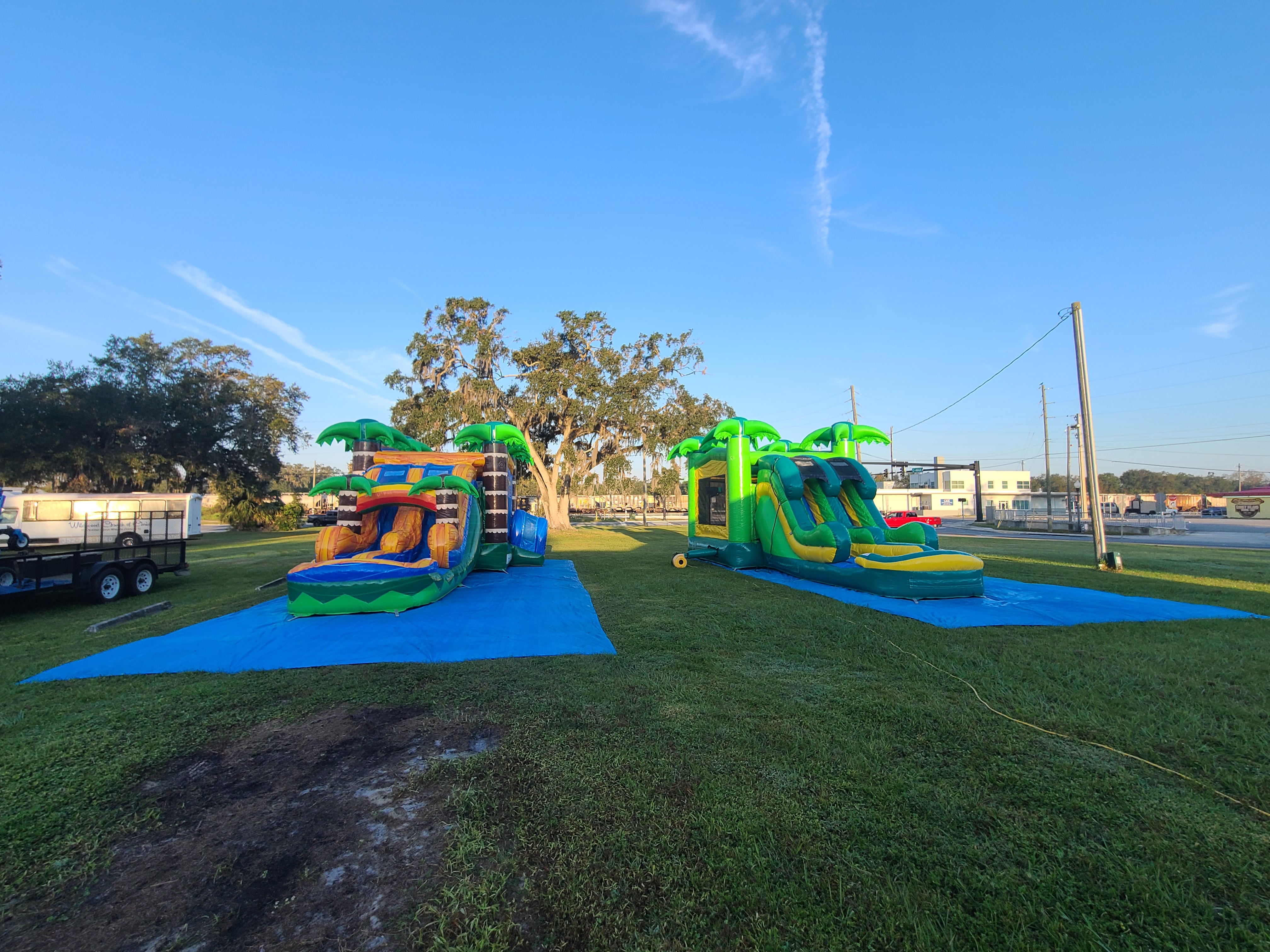 Jungle Trek Double Lane Combo Wet/Dry - Party and Inflatable Rentals in ...