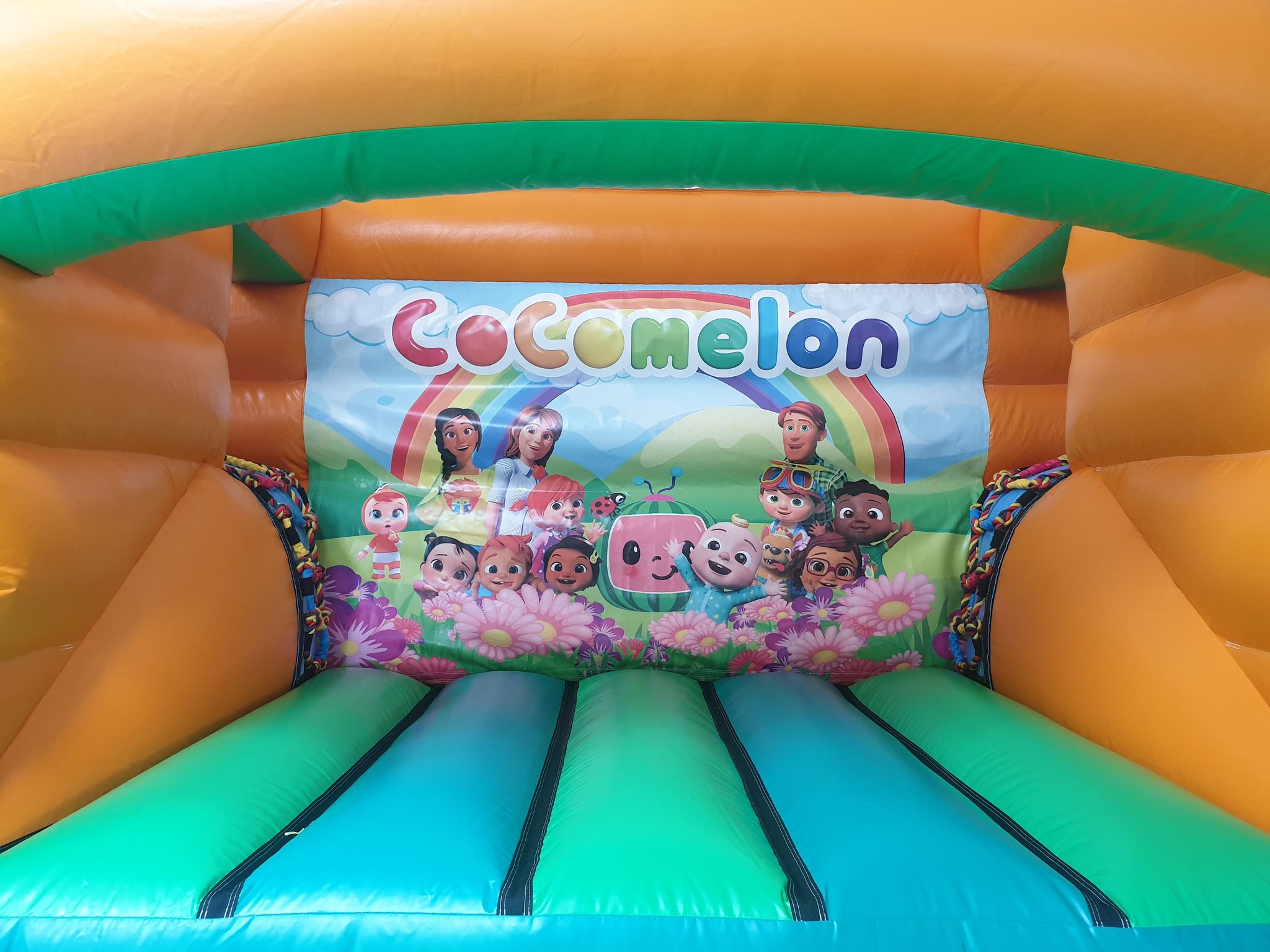 Twin Slide Play Park Bouncy Castle Hire in Milton Keynes
