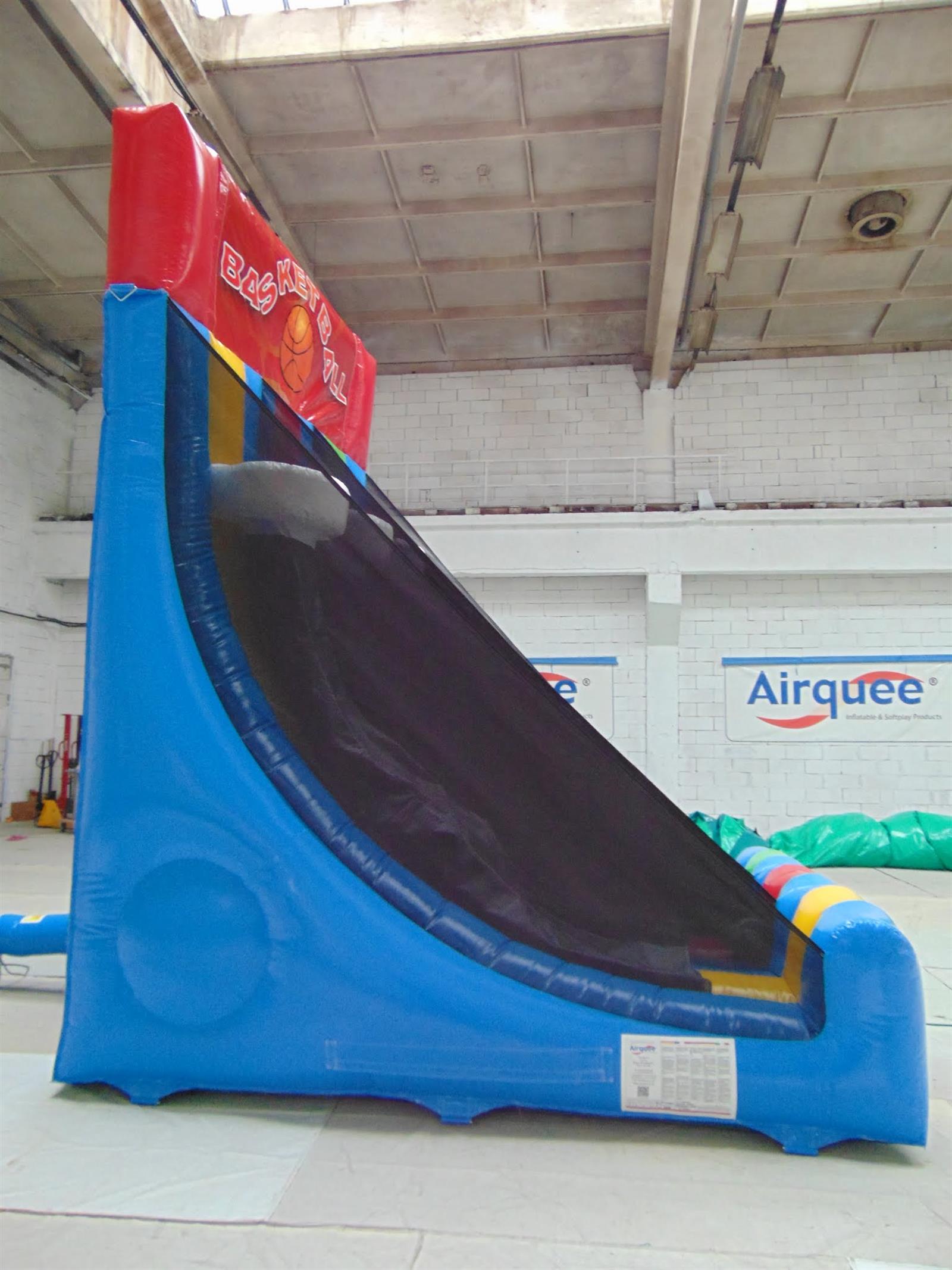 Triple Hoop Basketball Bouncy Castle Hire & Ice cream van hire in