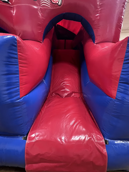 Supabounce Castle Supa Jump Multiplay Bouncy Castle – American-Themed Inflatable with Sl