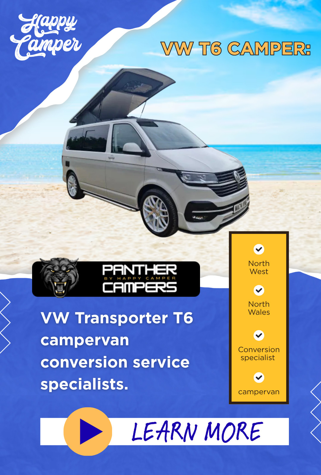 T6 Campervan Conversion UK Convert Your Van Into A Camper