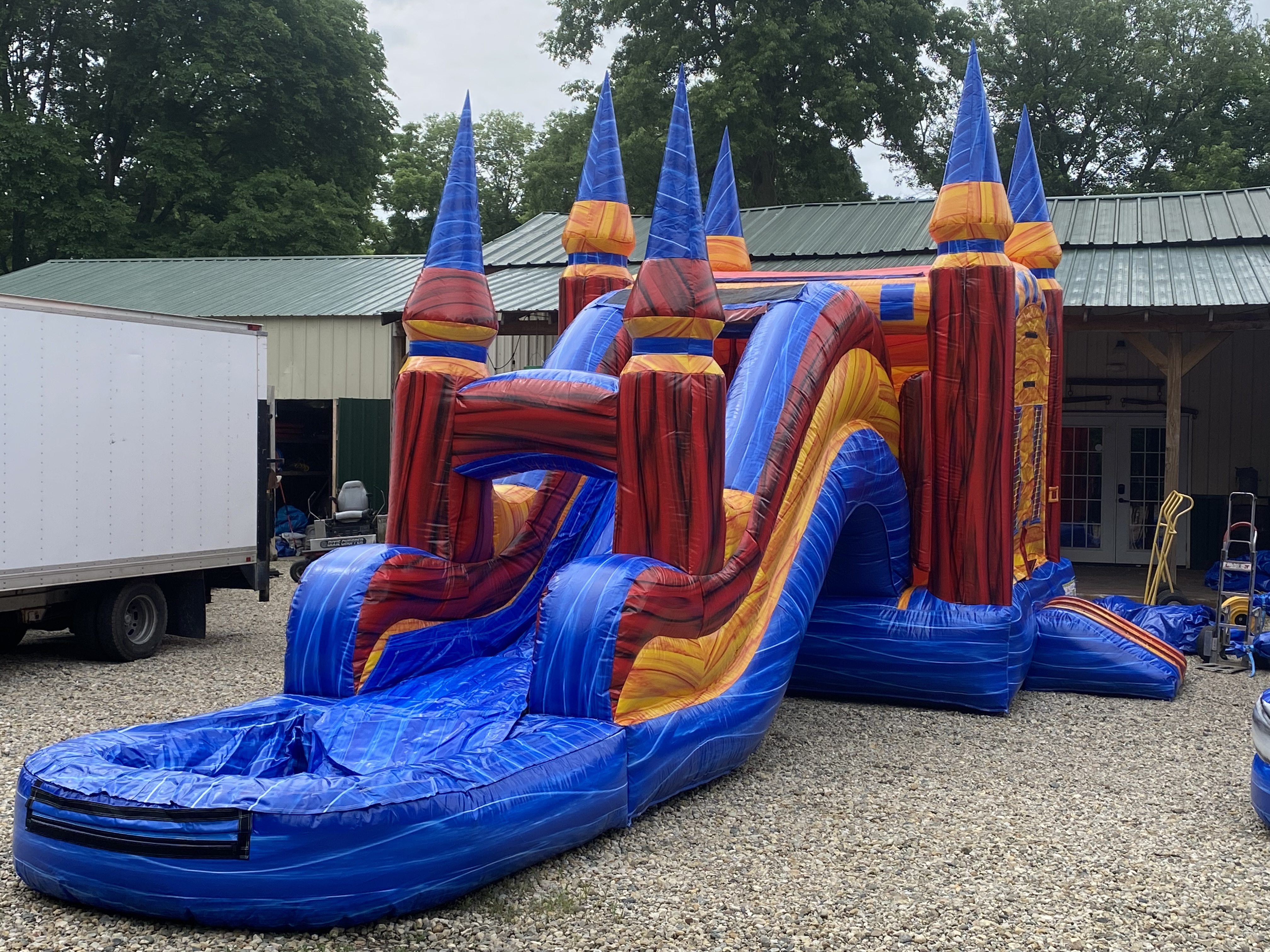 Combo Bounce Houses - Hire in indianapolis | Indy Party Fiesta Rental
